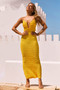 Sweet Talk Midi Dress - Yellow | Sage and Paige AUS.