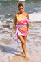 Keep You Mini Dress - Pink Multi | Sage and Paige AUS.