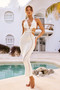 Lost In Lights Crochet Midi Dress - White | Sage and Paige AUS.