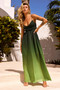 Moonscapes Maxi Dress - Green Multi | Sage and Paige AUS.