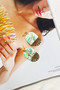 One To Beat Earrings - Green | Sage and Paige AUS.