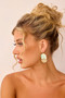 One To Beat Earrings - Green | Sage and Paige AUS.