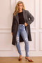 Beautiful Escape Coat - Charcoal | Sage and Paige AUS.