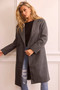 Beautiful Escape Coat - Charcoal | Sage and Paige AUS.