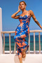 Mad Love Maxi Dress - Blue Multi | Sage and Paige AUS.