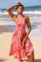 Date Picking Midi Dress - Pink | Sage and Paige AUS.