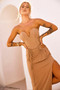 Date And Night Maxi Skirt - Mocha | Sage and Paige AUS.