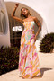 Emmaline Maxi Dress - Purple Multi | Sage and Paige AUS.