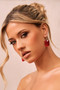Happy Mia Earrings - Red | Sage and Paige AUS.