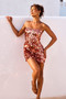 Sparks Fly Mini Dress - Rose Gold | Sage and Paige AUS.