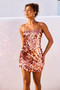 Sparks Fly Mini Dress - Rose Gold | Sage and Paige AUS.