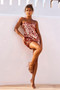 Sparks Fly Mini Dress - Rose Gold | Sage and Paige AUS.