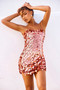 Sparks Fly Mini Dress - Rose Gold | Sage and Paige AUS.