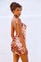 Sparks Fly Mini Dress - Rose Gold | Sage and Paige AUS.