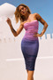 Mila Midi Dress - Pink | Sage and Paige AUS.