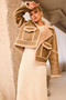 Scrunch Time Vegan Jacket - Khaki | Sage and Paige AUS.