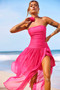 The Briana Maxi Dress - Hot Pink | Sage and Paige AUS.