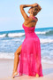 The Briana Maxi Dress - Hot Pink | Sage and Paige AUS.