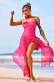 The Briana Maxi Dress - Hot Pink | Sage and Paige AUS.