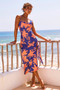 Bluebell Midi Dress - Blue | Sage and Paige AUS.