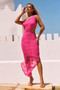 Moon Child Maxi Dress - Fuchsia | Sage and Paige AUS.