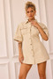 Her Way Mini Dress - Beige | Sage and Paige AUS.