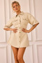 Her Way Mini Dress - Beige | Sage and Paige AUS.