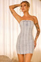 Social Hours Denim Mini Dress - Washed Blue | Sage and Paige AUS.