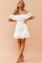 Take Me To The Sun Dress - White | Sage and Paige AUS.