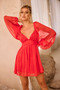 Seabreeze Mini Dress - Red | Sage and Paige AUS.