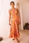 Timeless Dreams Maxi Dress - Orange Multi | Sage and Paige AUS.