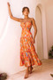 Timeless Dreams Maxi Dress - Orange Multi | Sage and Paige AUS.