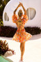 Hot Movement Mini Dress - Orange Multi | Sage and Paige AUS.