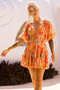Hot Movement Mini Dress - Orange Multi | Sage and Paige AUS.