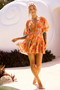 Hot Movement Mini Dress - Orange Multi | Sage and Paige AUS.