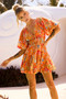 Hot Movement Mini Dress - Orange Multi | Sage and Paige AUS.