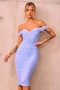 Izzy Midi Dress - Cornflower Blue | Sage and Paige AUS.