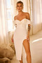 Naomi Midi Dress - White | Sage and Paige AUS.