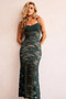 Feel It Still Lace Midi Dress - Forest Green | Sage and Paige AUS.