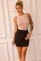 Bloomer Denim Mini Skirt - Black | Sage and Paige AUS.