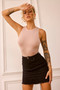 Bloomer Denim Mini Skirt - Black | Sage and Paige AUS.