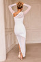 Bound By Love Midi Dress - White | Sage and Paige AUS.