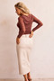 Just Like Me Mesh Top - Chocolate | Sage and Paige AUS.