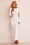 Alunan Knit Maxi Dress - Cream | Sage and Paige AUS.