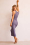 Vintage Classic Midi Dress - Charcoal | Sage and Paige AUS.