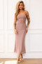 Later Feelings Maxi Dress - Taupe | Sage and Paige AUS.
