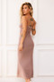Later Feelings Maxi Dress - Taupe | Sage and Paige AUS.