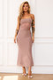 Later Feelings Maxi Dress - Taupe | Sage and Paige AUS.