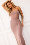 Later Feelings Maxi Dress - Taupe | Sage and Paige AUS.