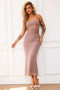 Later Feelings Maxi Dress - Taupe | Sage and Paige AUS.